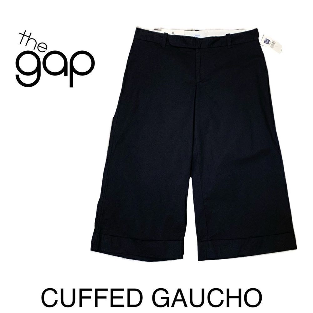 NWT The gap womans black modern fit cuffed gaucho size 8 - Picture 4 of 16
